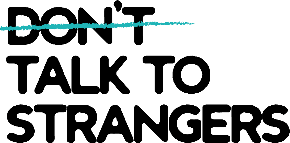 Jeffco Talk to strangers logo